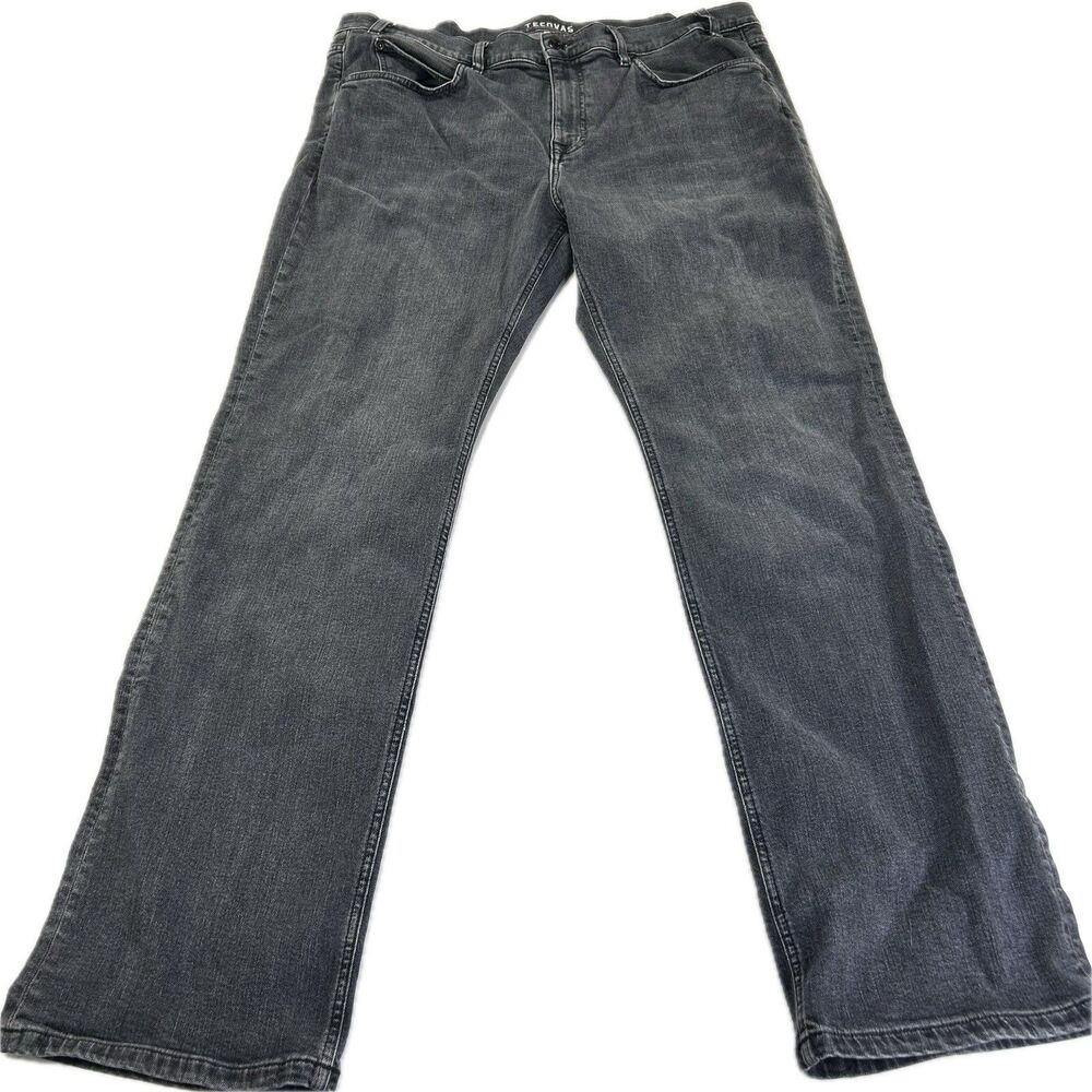 Tecovas Jeans Mens Sz 38x32 Standard Jean Black Washed